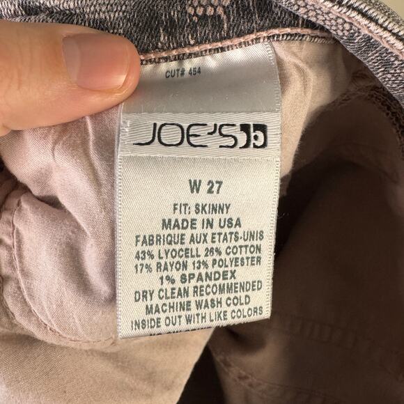 Joes Skinny Chantilly Lace Floral Jeans US Womens 27 - Picture 5 of 7